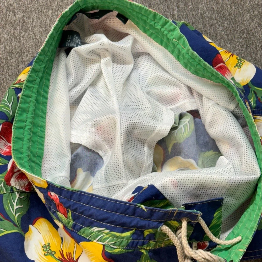 Polo Ralph Lauren Men's Aloha Swim Shorts‎ Floral Hibiscus 36
